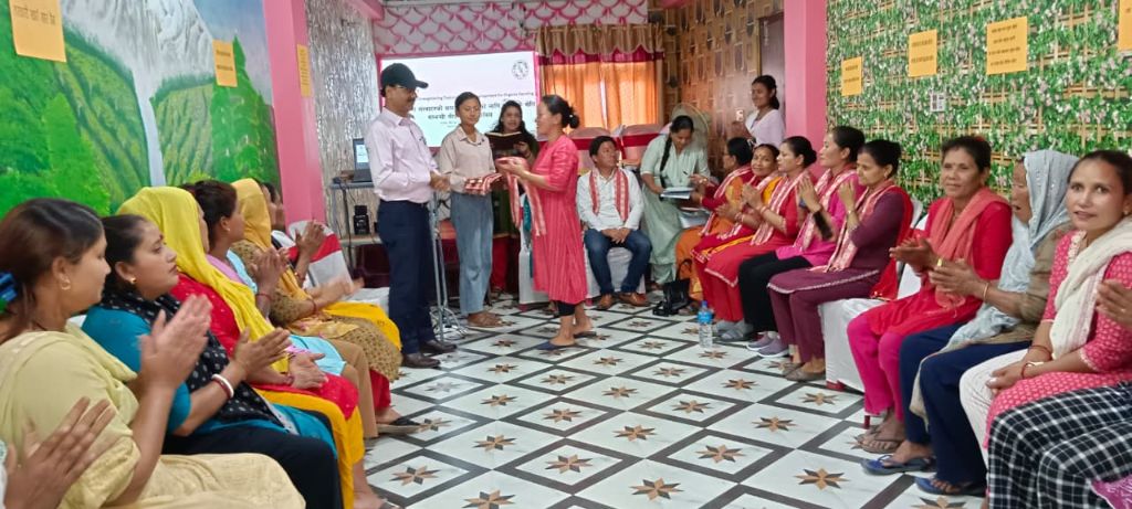 Organic farming workshop with certificate distribution